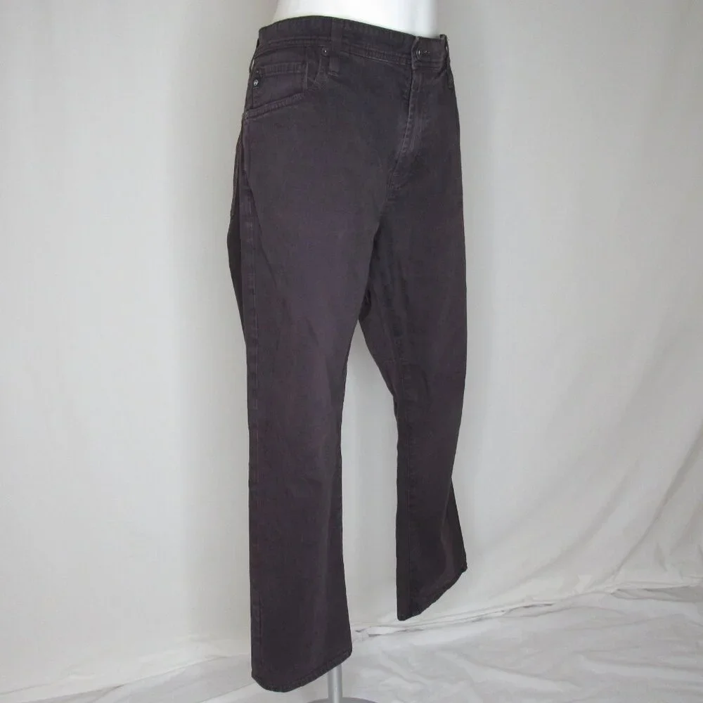 Adriano Goldschmied AG THE GRADUATE Tailored Leg Purple Jeans Men's 38 x 32